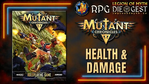 MUTANT CHRONICLES 3E - Damage & Health