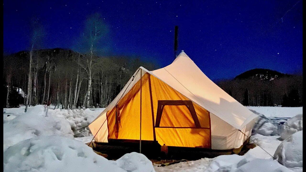 FRIGID MORNINGS & CAST IRON CLASSIC BREAKFASTS - HOT TENTING SAN JUAN MTNS, COLORADO