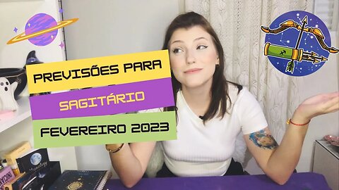 SAGITÁRIO ♐️ FEVEREIRO 2023 - CHEGOU A HORA DE SAIR DA ZONA DE CONFORTO!