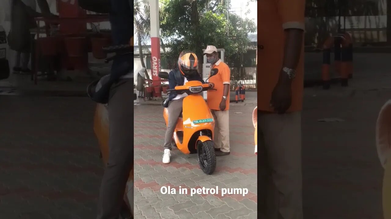 ola in petrol station