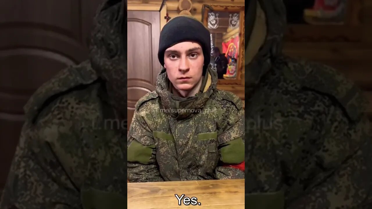 Russian Paratrooper, who gave up, admits to shooting Ukrainian civilians.