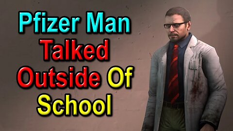 Pfizer Man Talked Outside Of School