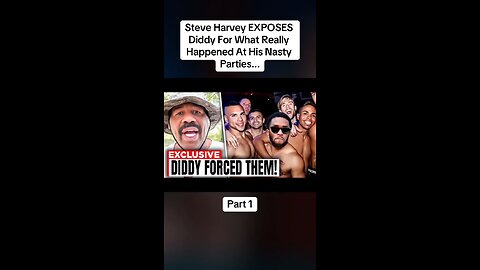 Steve Harvey Exposed Diddy