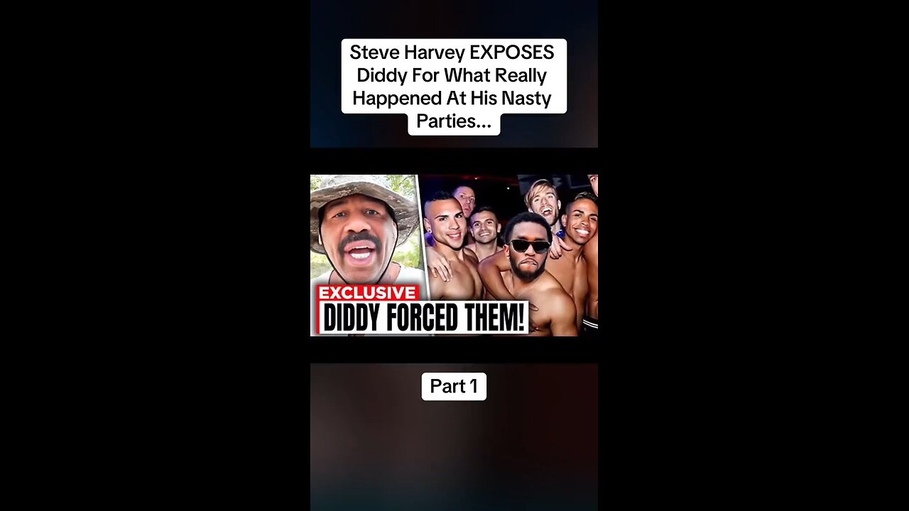 Steve Harvey Exposed Diddy