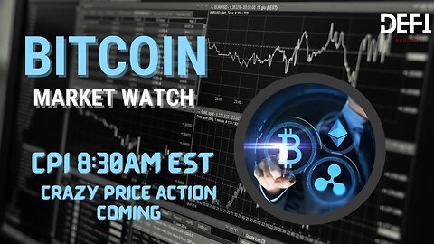 Bitcoin Market Update | WARNING | CPI 8:30AM | Will Inflation Dump BTC? | Crypto