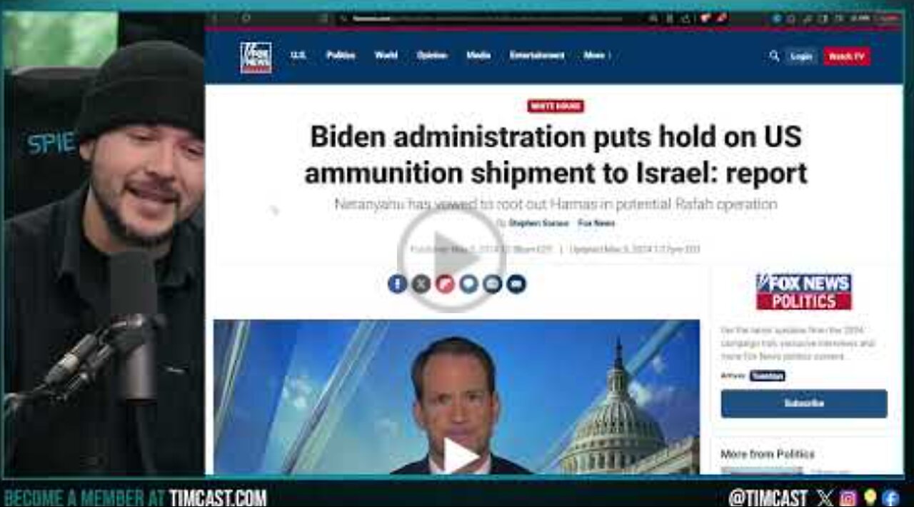 Trump WARNS Biden Will Start WW3, Biden FREEZES Israel Military Aid, TRUMP WAS IMPEACHED For Similar