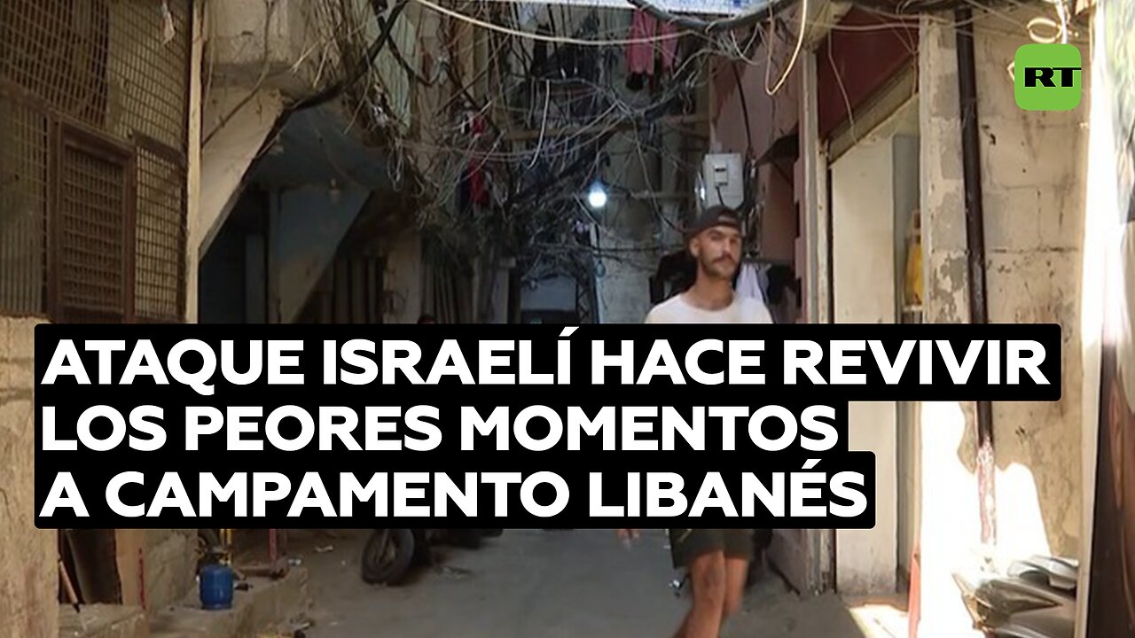 Ataque israelí hace revivir los peores momentos a campamento libanés