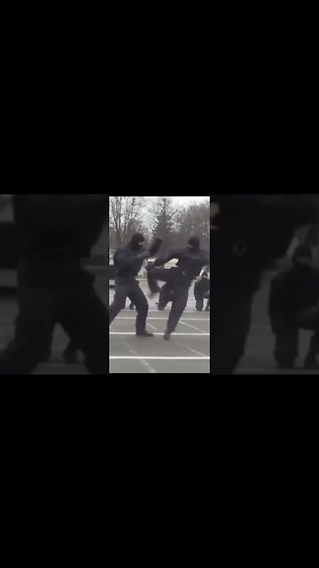 Balarus Practicing Karate