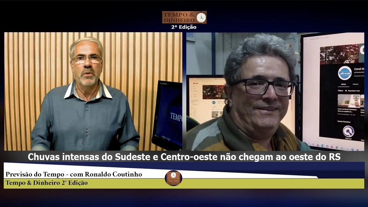 Chuvas intensas do Sudeste e Centro-oeste não chegam ao oeste do RS