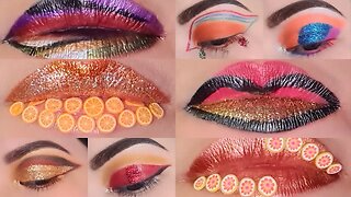 Eye and Lip Makeup Ideas Tutorial Compilation