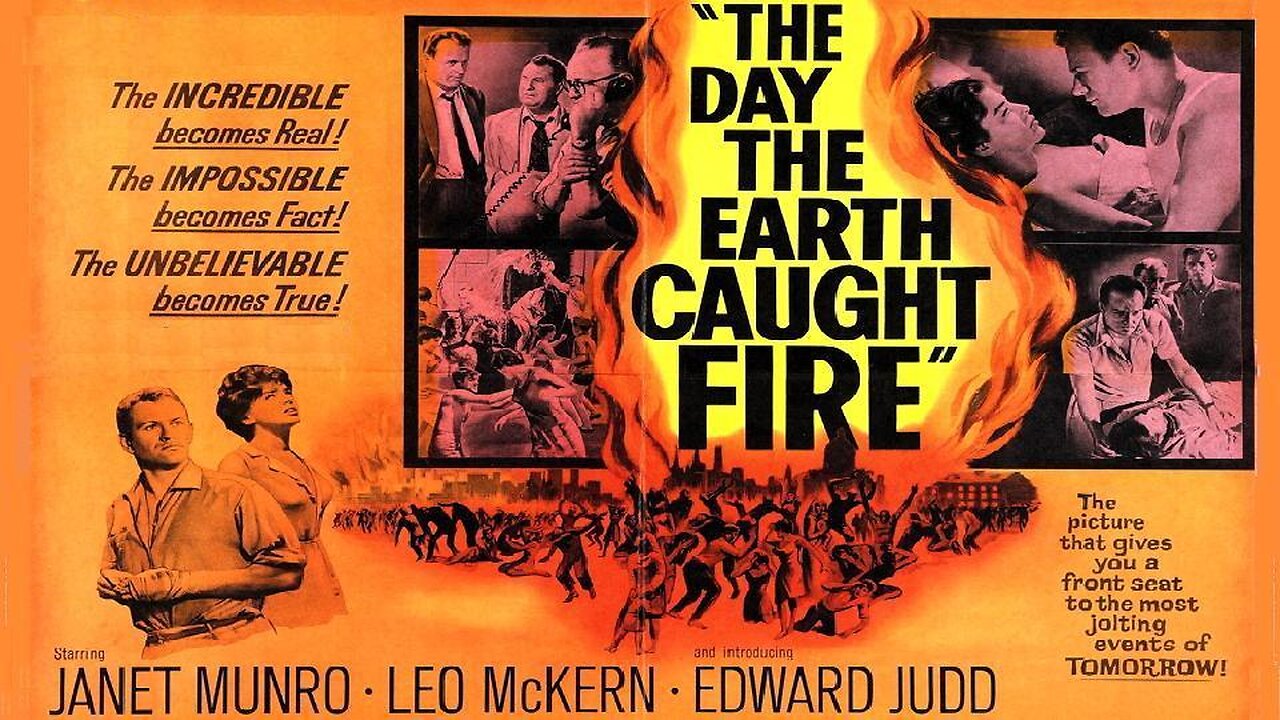 THE DAY THE EARTH CAUGHT FIRE 1961 Atomic Tests Cause Earth to Drift Towards Sun FULL MOVIE HD & W/S