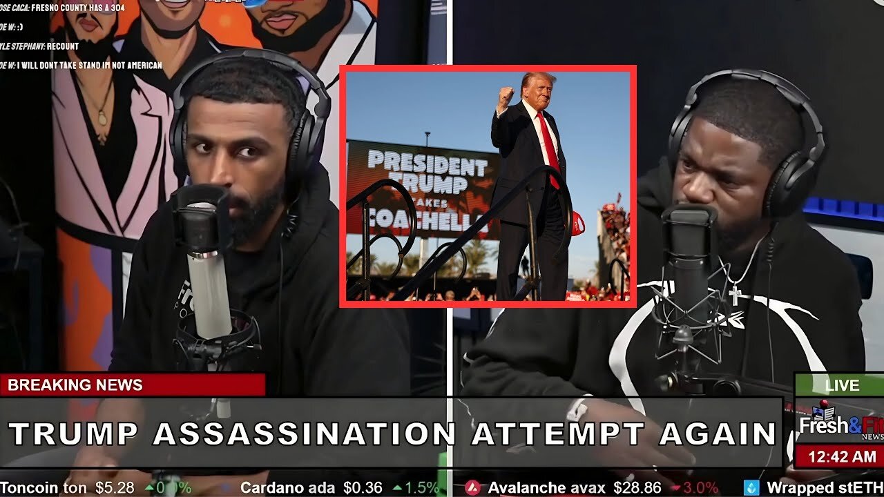 FNF Debates 3rd Trump Assassination's Attempt At The Coachella Rally