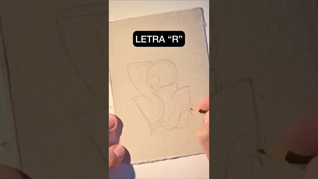 STYLISH GRAFFITI LETTER "R" #graffiti #graffitiletters #shorts