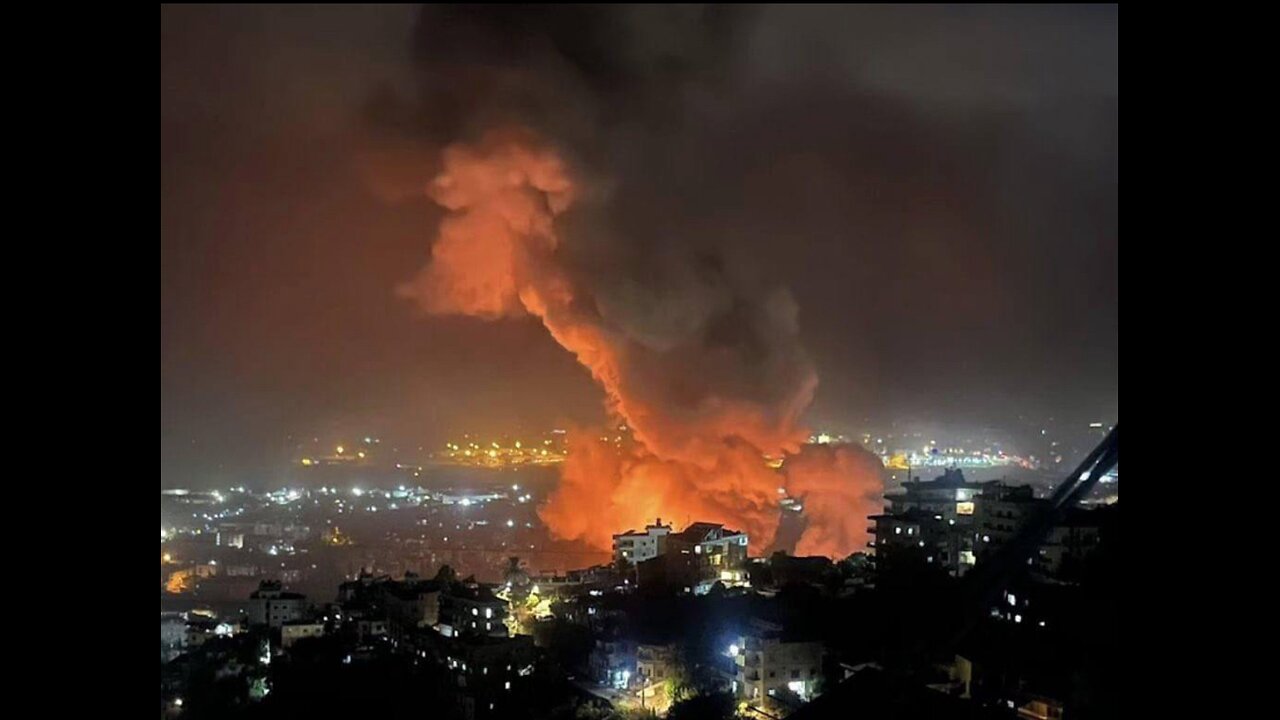 Israel 🇮🇱 is shelling Southern Beirut Part 3