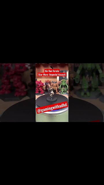 Gaming with ADHD Miniature Showcase 105 #shorts