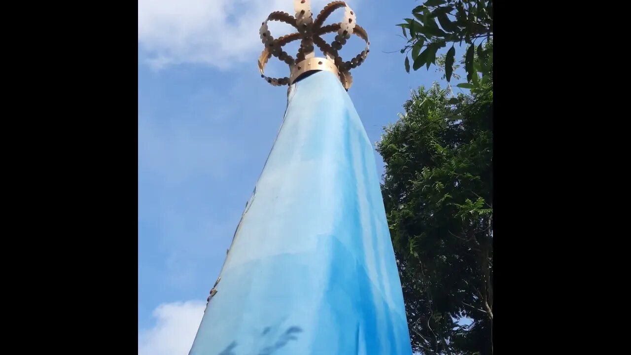 MONUMENTO PADROEIRA MIRANTE NOSSA SENHORA APARECIDA CONCEIÇÃO EM MONGAGUA SP BRASIL I