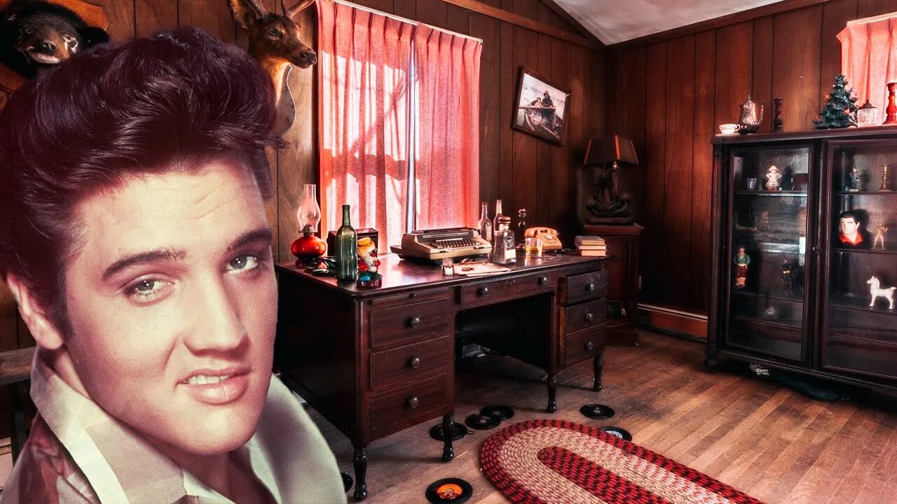 Abandoned Elvis Presley Home He Passed Away With Everything Inside (the collectors house)