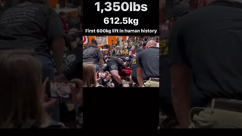 1,350 POUND BENCHPRESS | WORLD’S FIRST 600kg Lift 👑