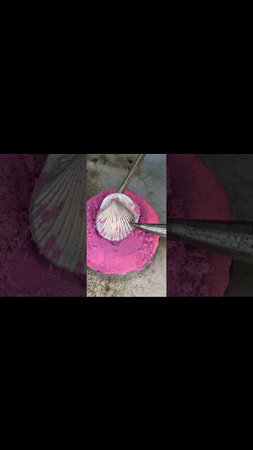 Amazing Metal Casting in Kinetic Sand #fyp #asmr #amazing #kineticsand