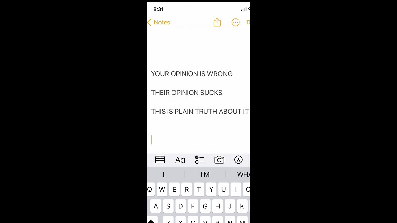 Your opinion sucks and this is what I have to say about it.