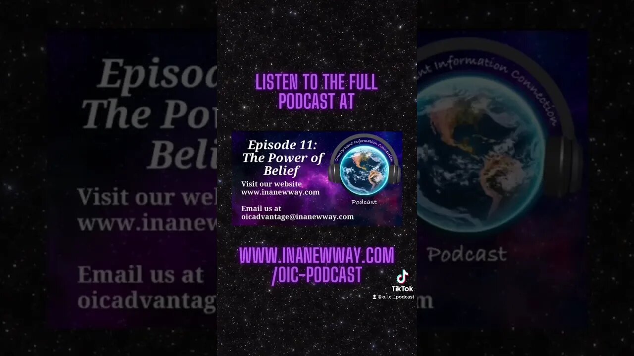 On this early episode of the OIC Podcast, we discuss how our beliefs make a real impact in the world
