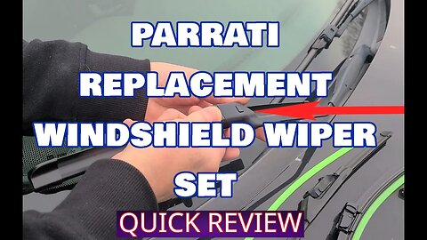 Quick Install of the PARRATI 24,16,12 Blades on a Chevy Spark