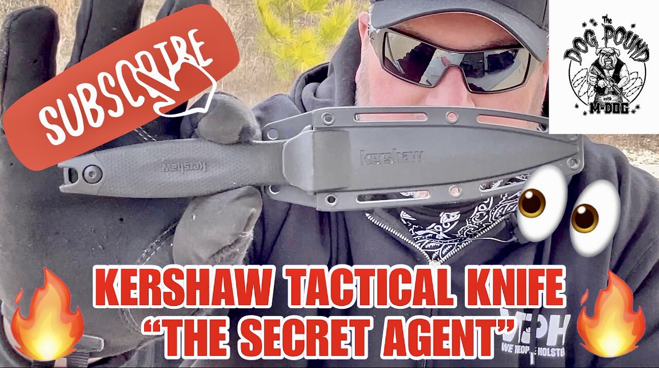 KERSHAW TACTICAL KNIFE REVIEW! THE SECRET AGENT!