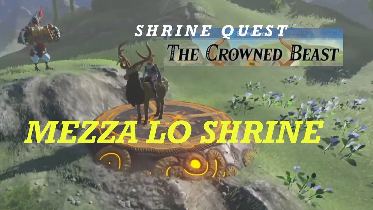 [BOTW] "THE CROWNED BEAST" Shrine Quest with MEZZA LO Shrine Playthrough