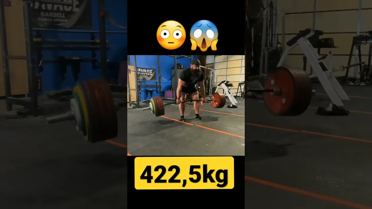 Bobby Thompson - Deadlift de 422,5kg e um susto! #Shorts