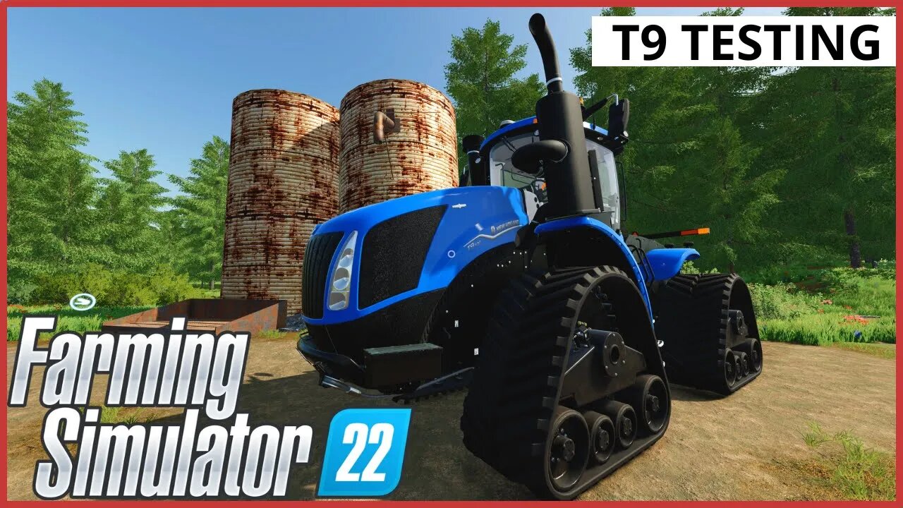 LOAD AND TRANSPORT TESTING NEW HOLLAND T9 TRACTORS - Farming Simulator 22