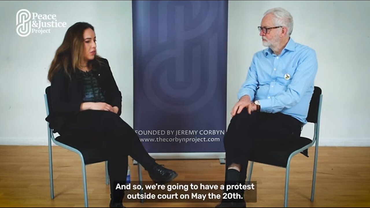 STELLA ASSANGE w/ JEREMY CORBYN - World Press Freedom Day - 3rd May 2024