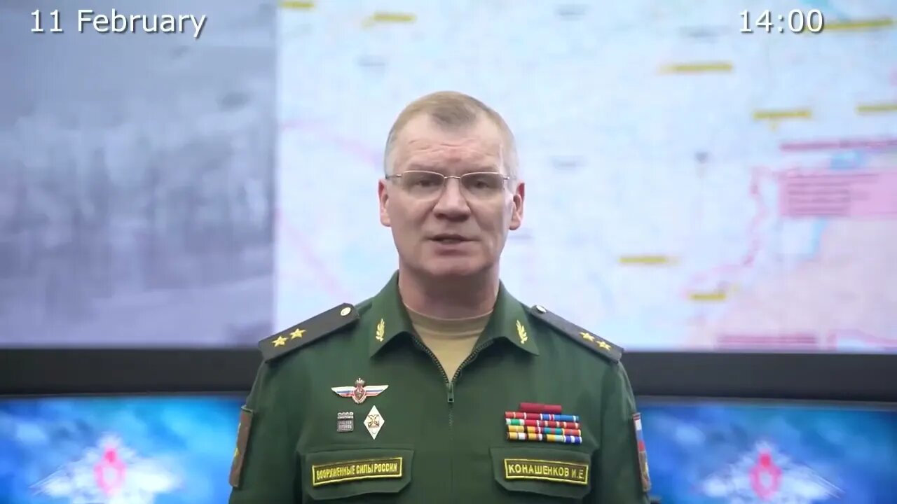 Russian Defence Ministry report on the progress of the special military operation 2023 02 11