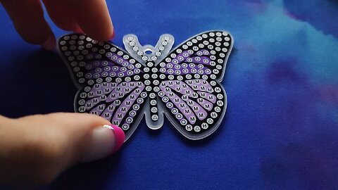 Purple Butterfly Diamond Painting