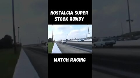 Ford vs. Pontiac Nostalgia Super Stock 1/8 Mile Match Race! #shorts