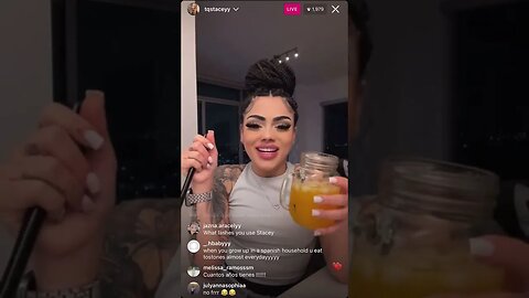 STACEY GIANN ROSADO IG LIVE: She Reveal Some Secret Crazy Stories In Interactive Live(07-02-23) pT.2