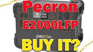 Pecron Solar Generator E2000LFP Portable Power Station with 2X 200W Solar Panels