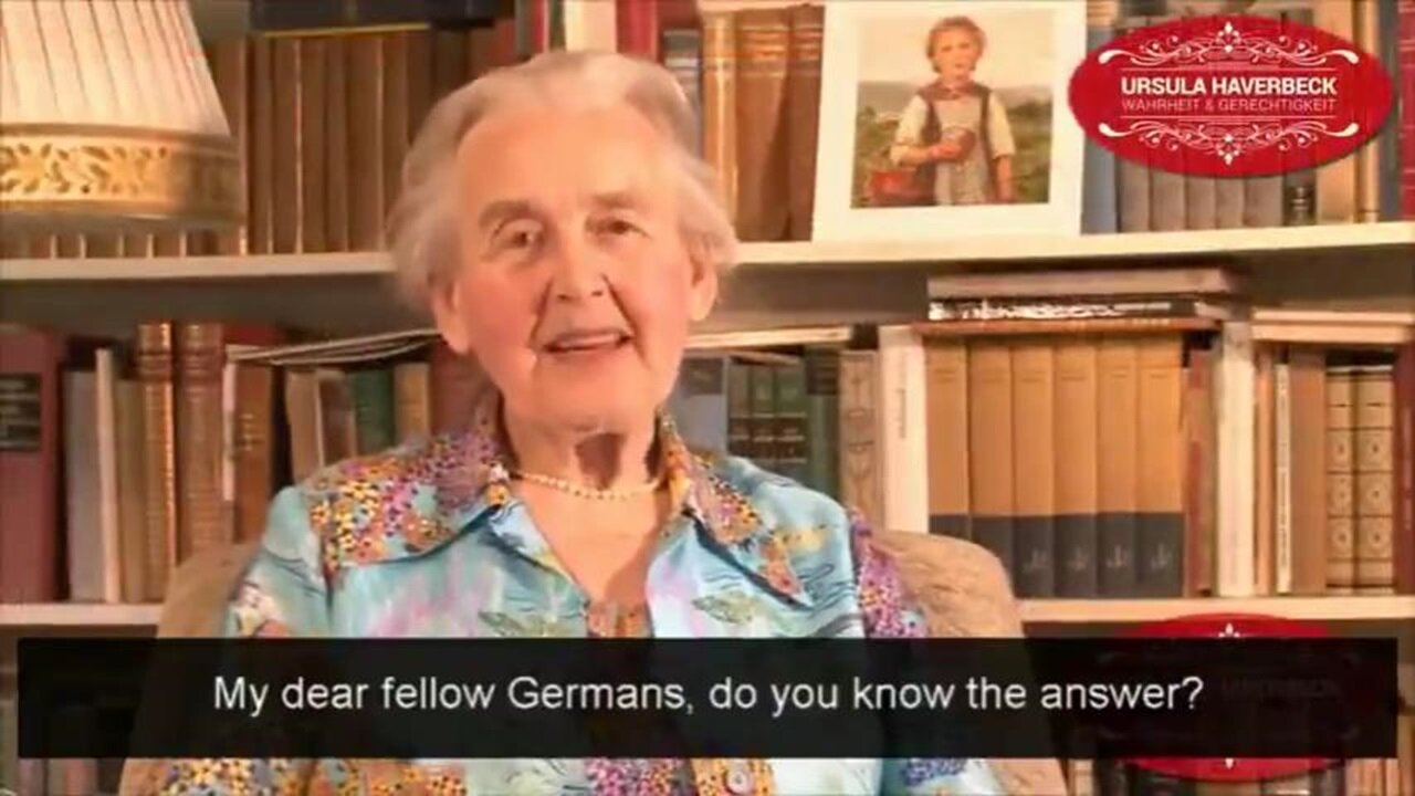 Ursula Haverbeck (13.12.2014) The biggest problem of our time [English Subtitles]