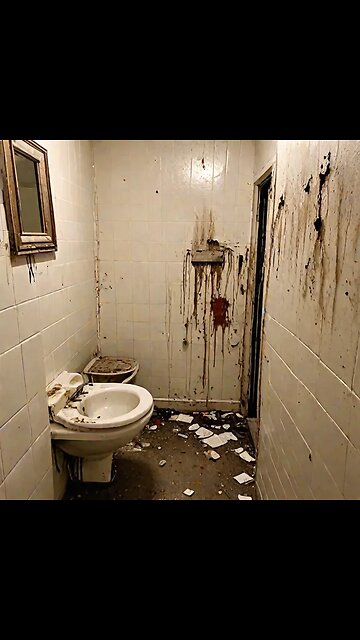 AI art: another dirty bathroom dreamlike