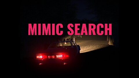 police are called to a wooded area for a mimic siting.