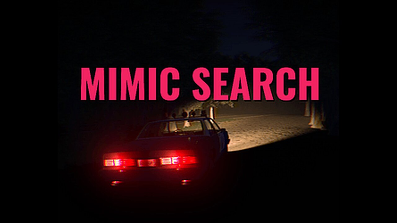 police are called to a wooded area for a mimic siting.