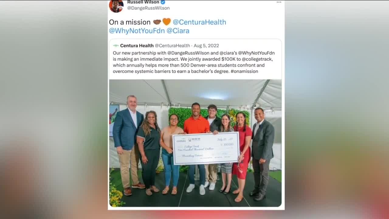 Only about 40% of Russell Wilson foundation's expenses actually go to charity
