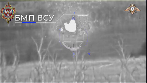 Russian ATGM unit destroyed BMP-2 armored vehicle of the Ukrainian army
