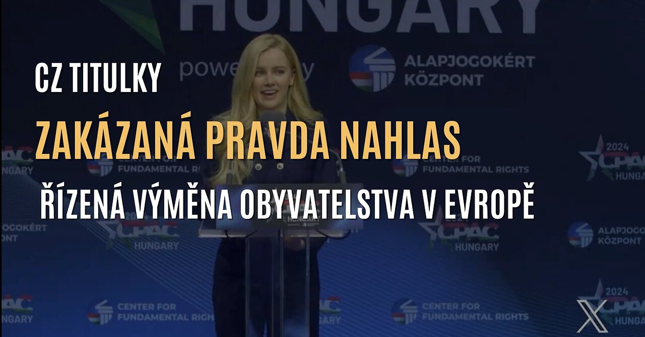 Zakázaná pravda nahlas! Řízená výměna obyvatelstva v Evropě (CZ TITULKY)