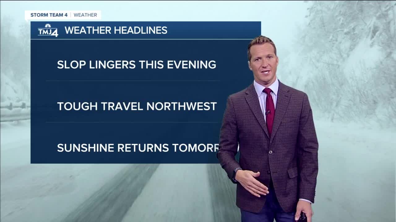 Snow and rain lingering in Southeast Wisconsin