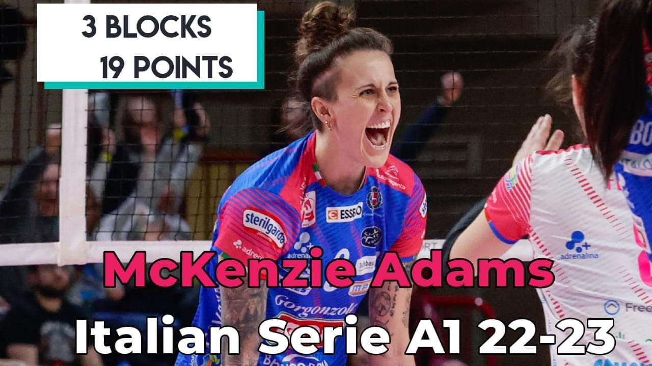 [Italian Serie A1 2022/23] [17th Round] [Novara vs Busto] [McKenzie Adams]