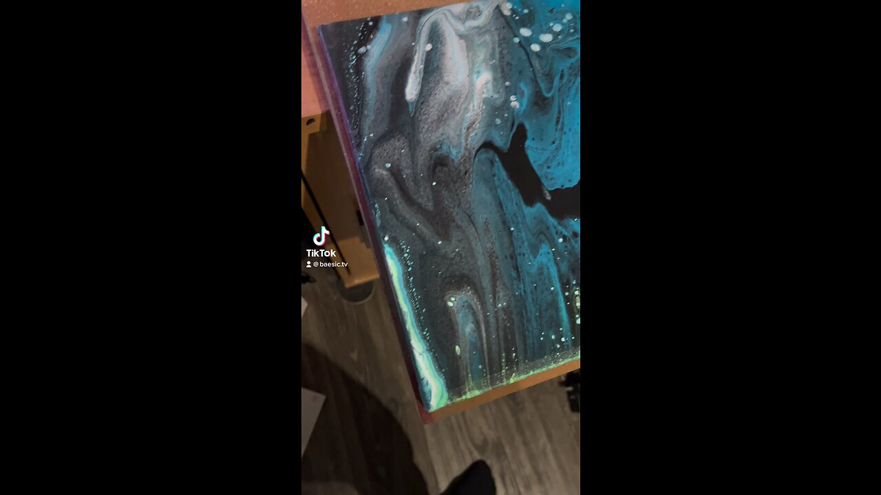 Acrylic pours..