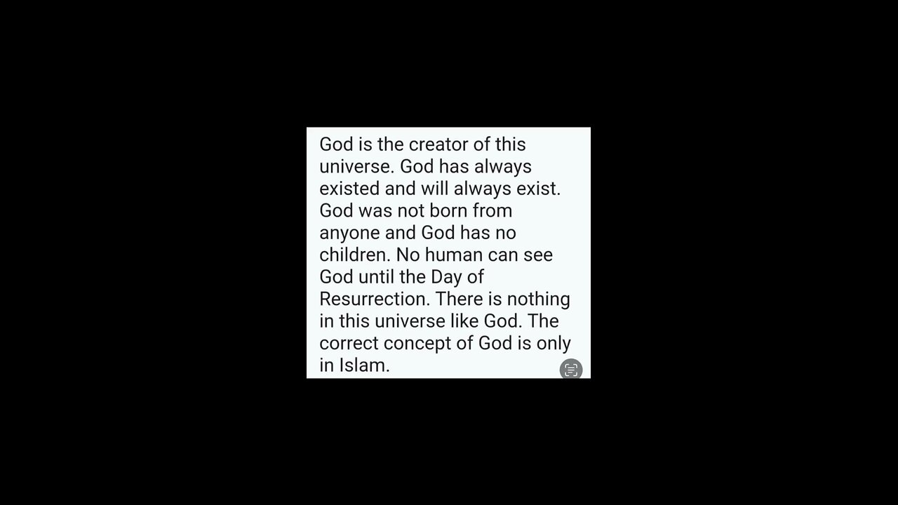 God The Creator and Its Concept
