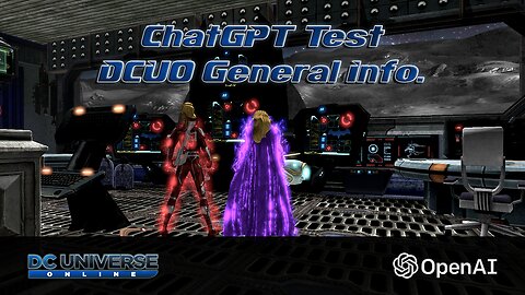 Asking ChatGPT General DCUO Questions