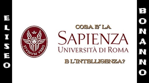 COSA E´ LA SAPIENZA E L´INTELLIGENZA?