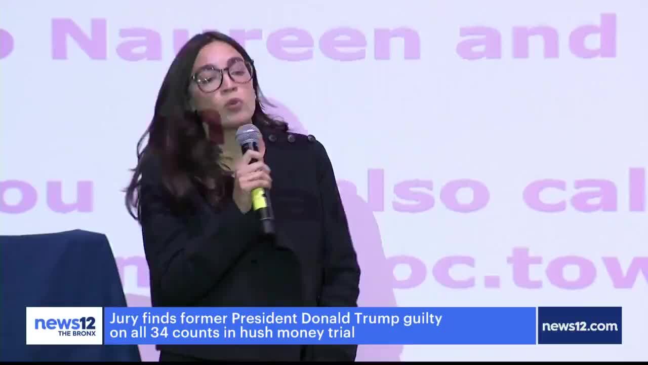 AOC: ‘Donald Trump Was Convicted by a Jury of His Peers’
